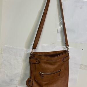 Browning Brown Shoulder Bag with Adjustable Straps and hand carry pocket